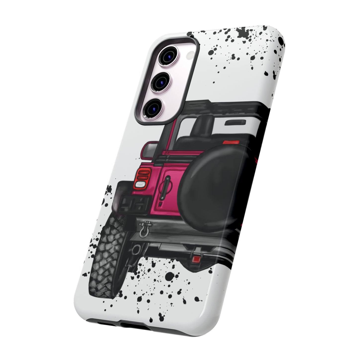 Off Road Life Dark Pink Protective Case for Iphone, Google and Samsung