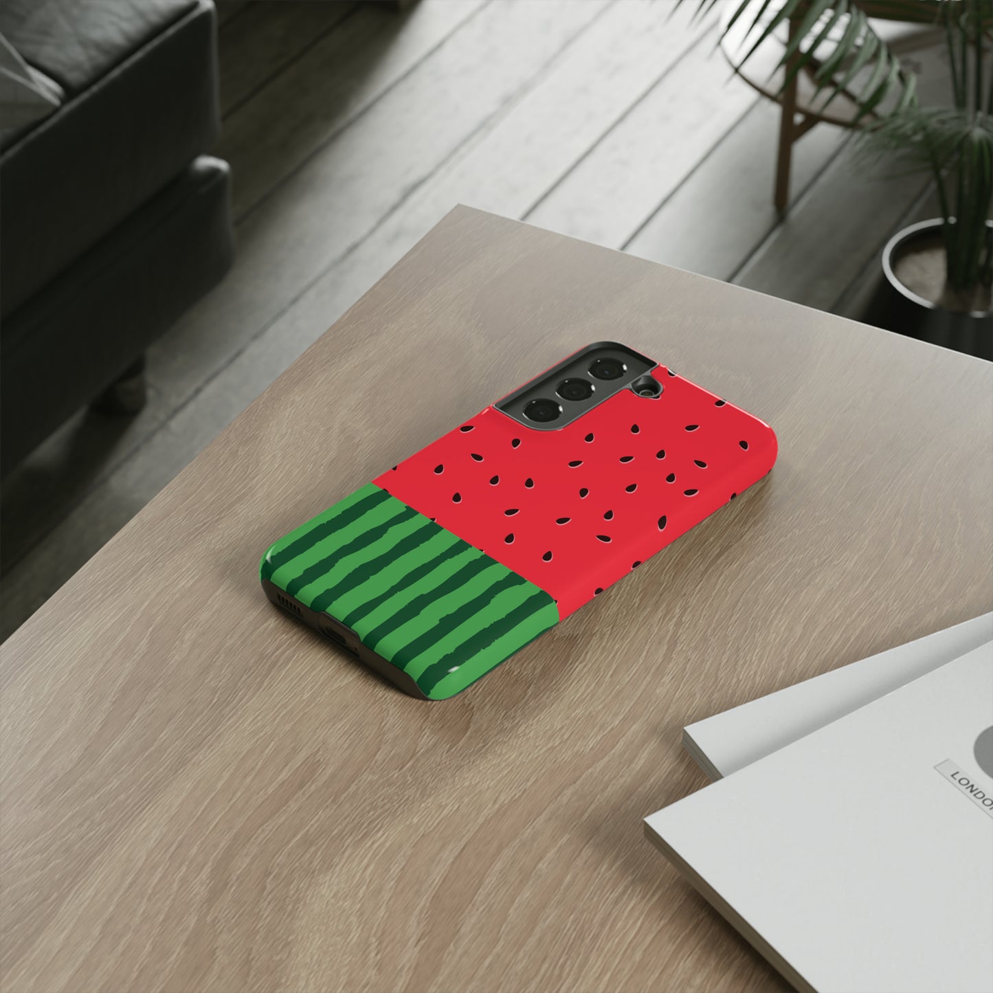 Adorable Watermelon Protective Phone Case for Google, Iphone, and Samsung Phone Cases