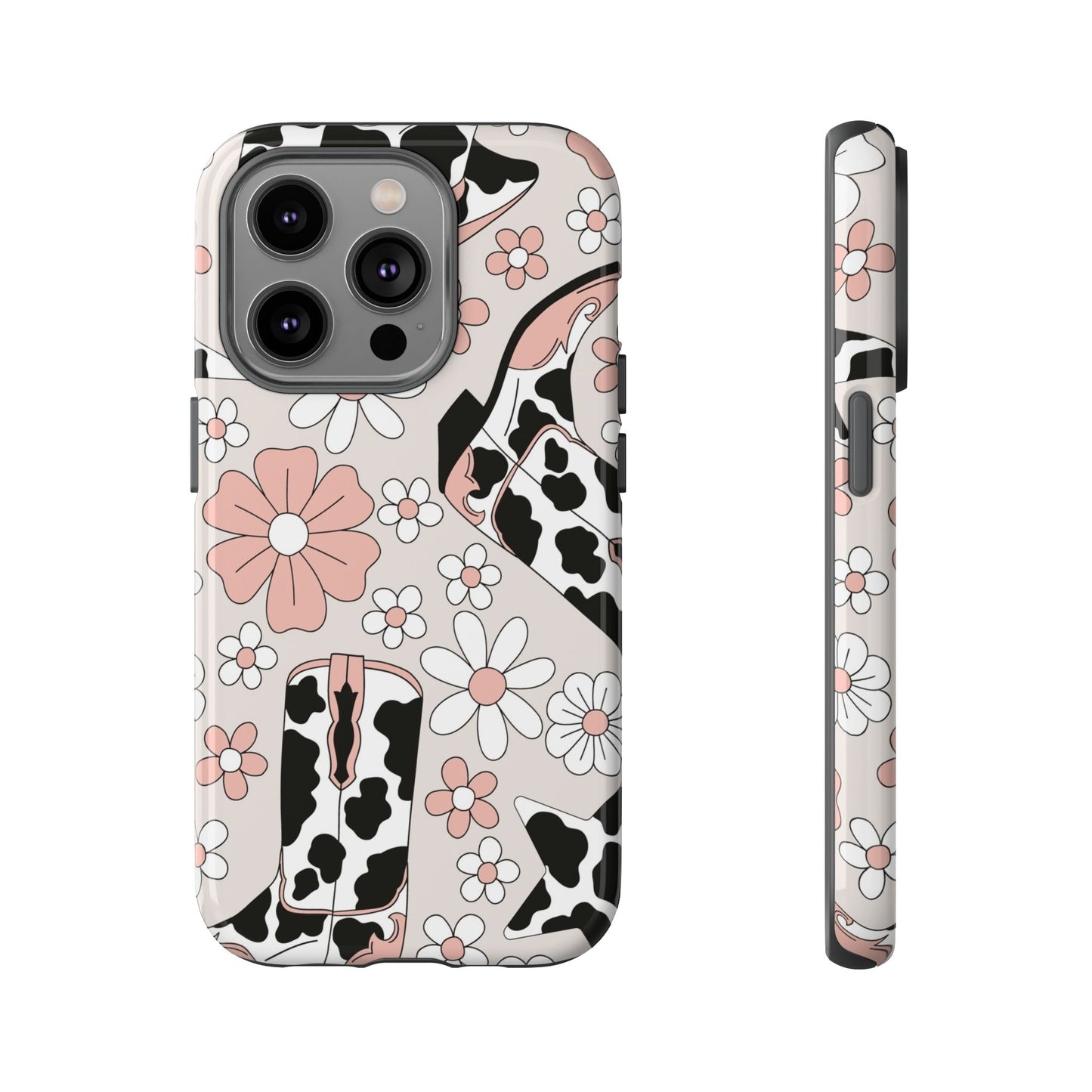 Western Flower Protective Phone Case for Google, Iphone and Samsung Phones