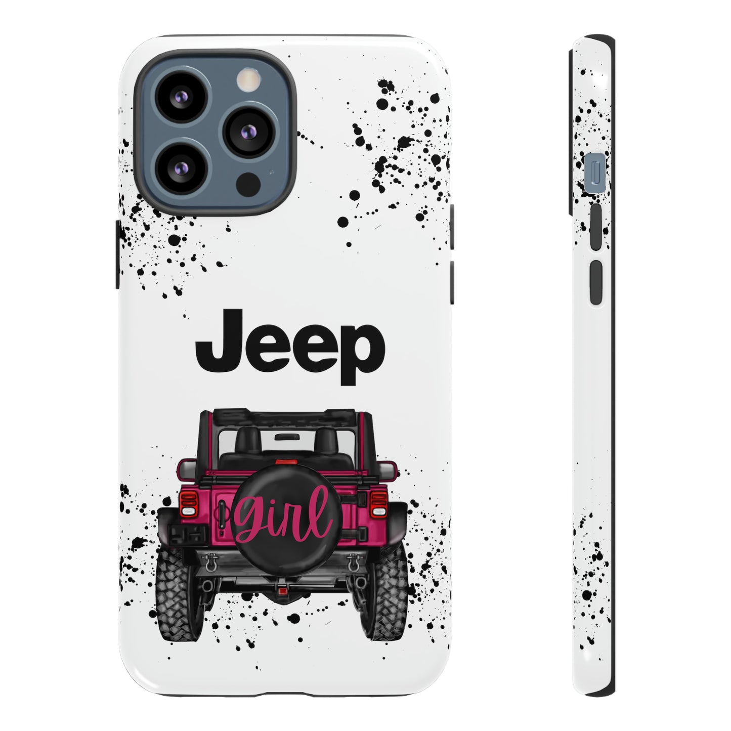 Off Road Girl Red Protective Case for Iphone, Google and Samsung Phones