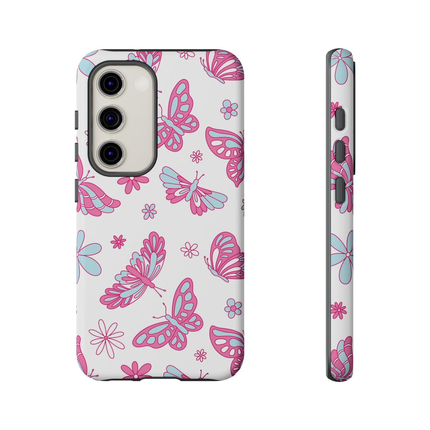 Pastel Butterflies Protective Phone Case