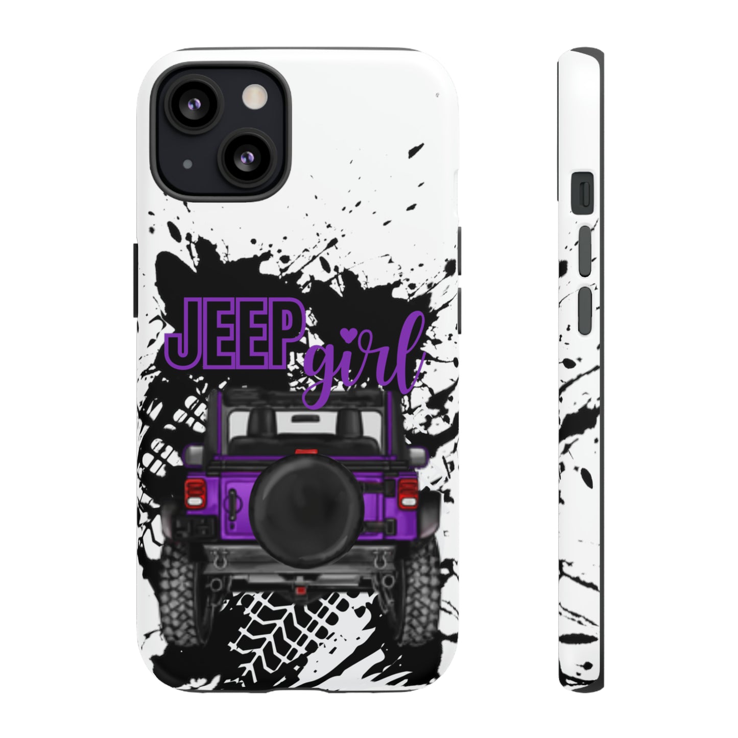 Off Road Girl Purple Tough Cases