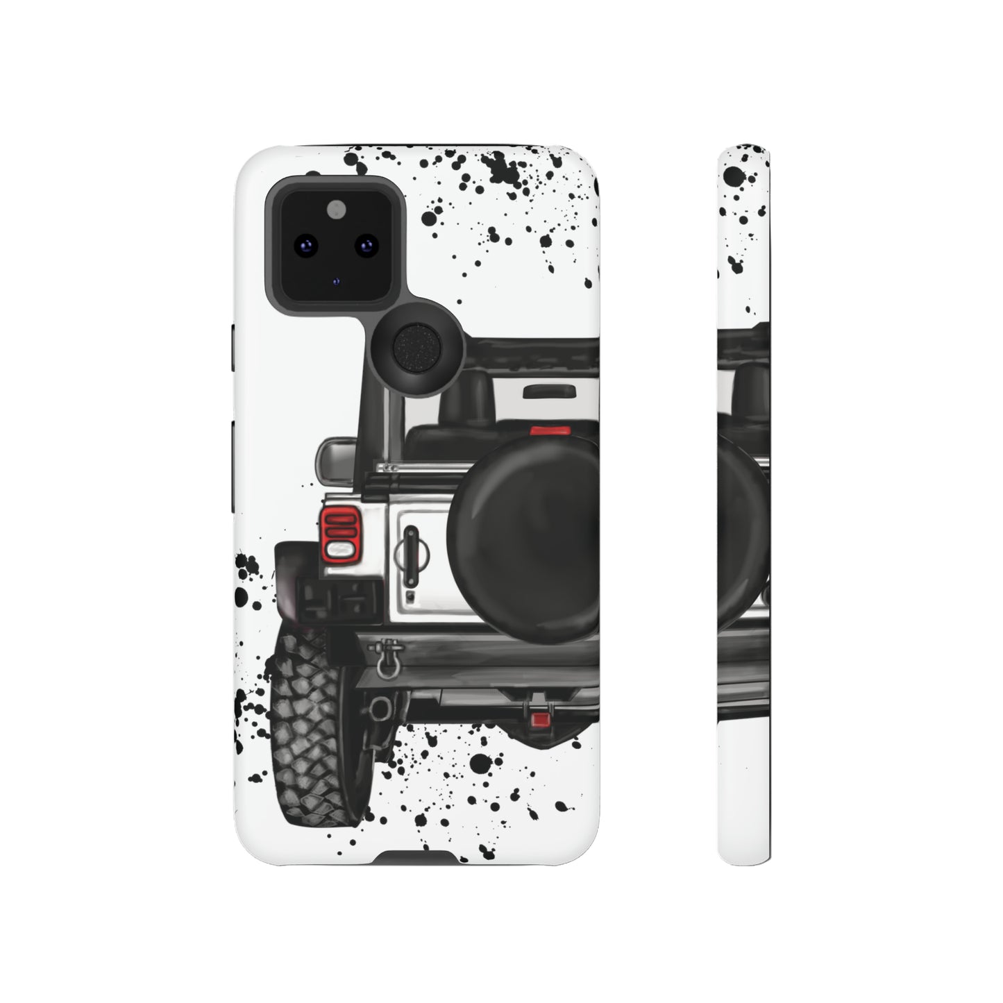 Off Road Life White Protective Case for Iphone, Google and Samsung