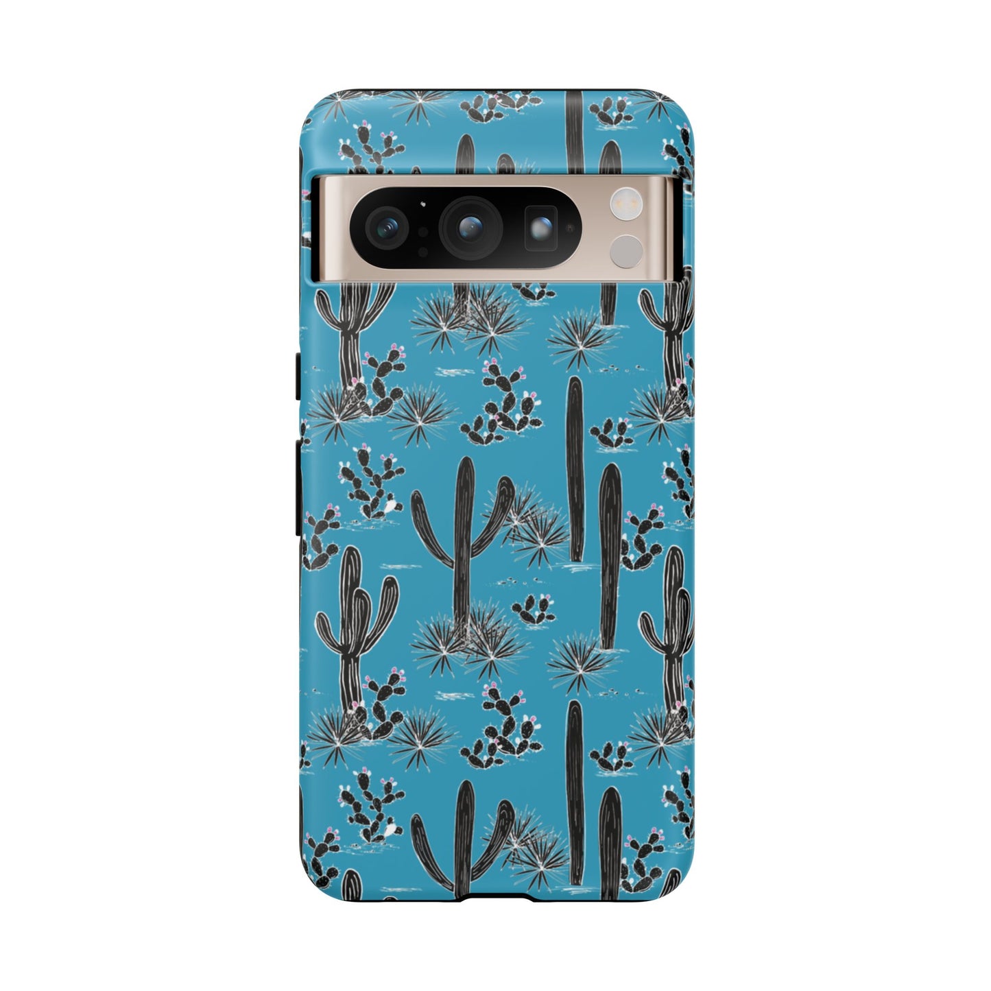 Turquoise Cactus Love Phone Case