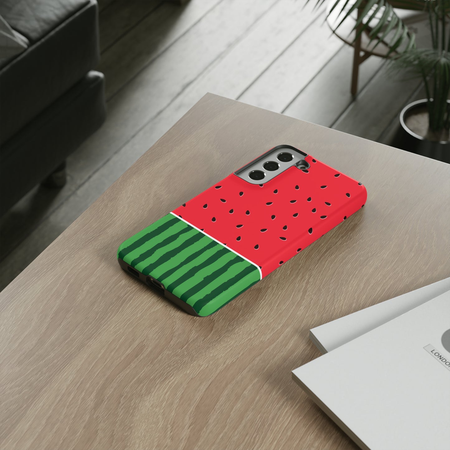 Adorable Watermelon Protective Phone Case for Google, Iphone, and Samsung Phone Cases