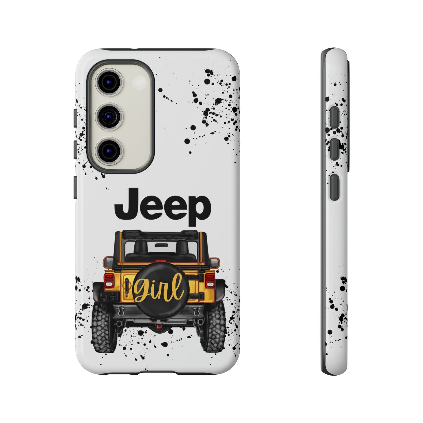 Off Road Girl Yellow Protective Case for Iphone, Google and Samsung Phones