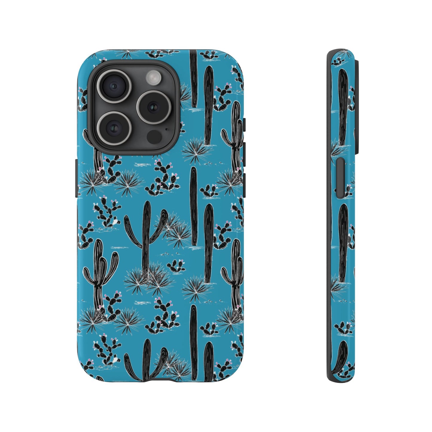 Turquoise Cactus Love Phone Case