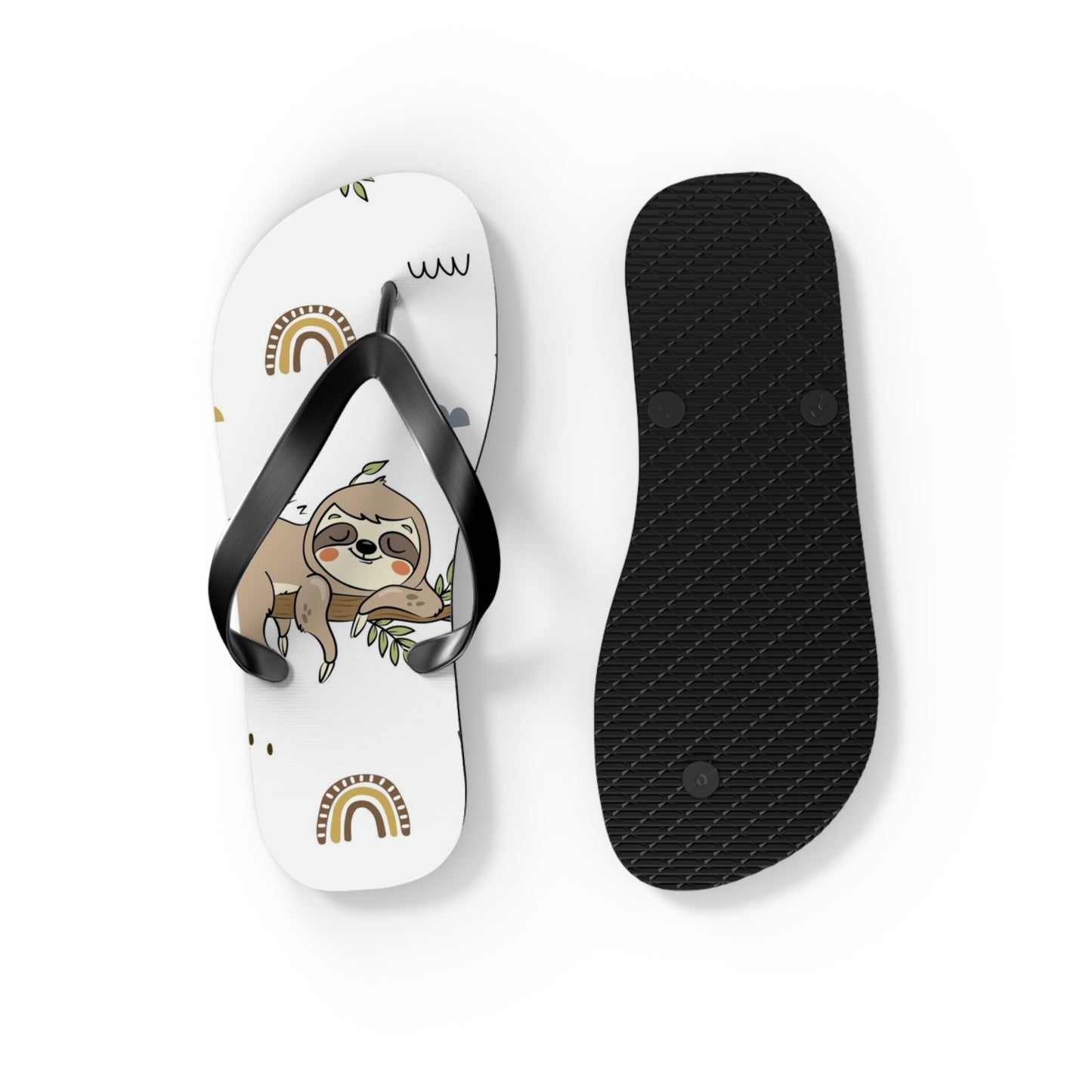 Sloth Love Flip Flops