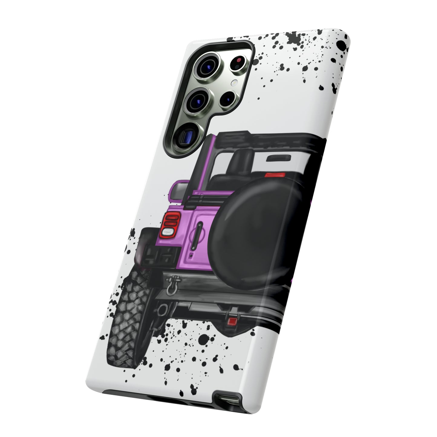 Off Road Life Charcoal Pink/Light Purple Protective Case for Iphone, Google and Samsung