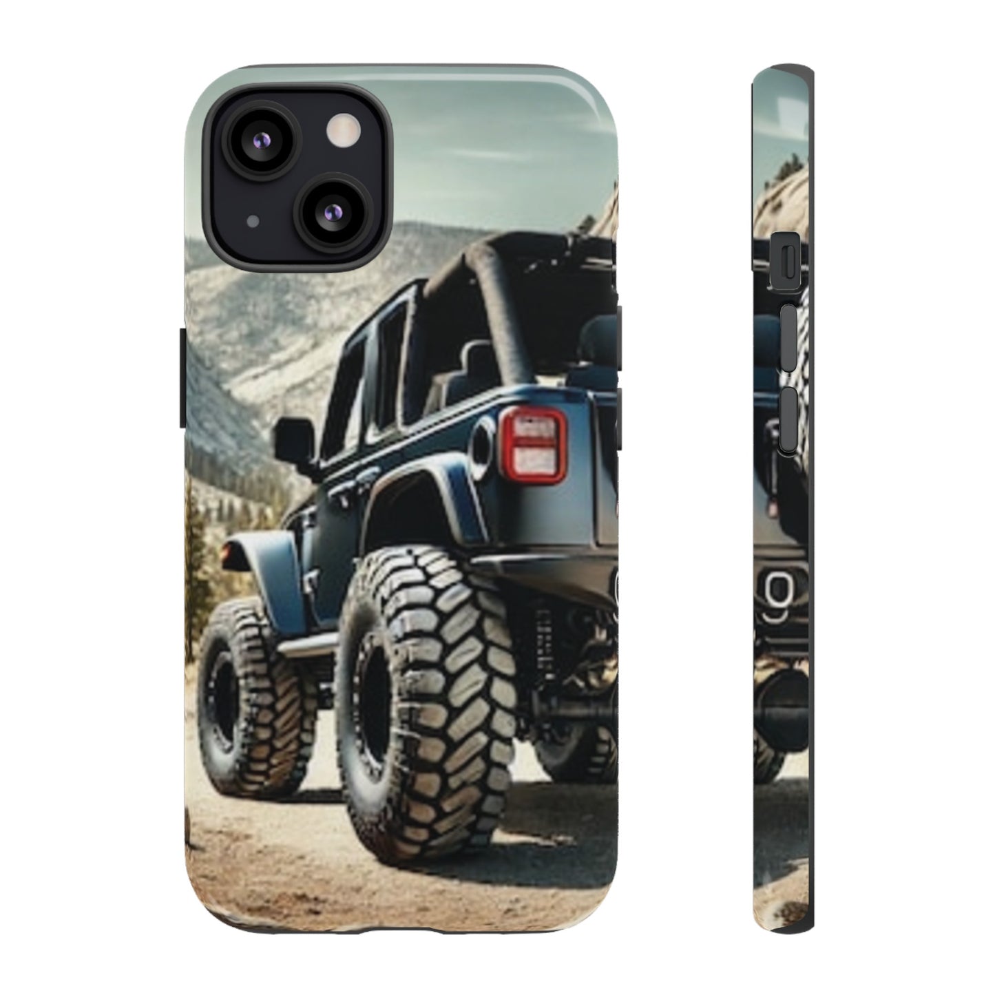 Blue Jeep Protective Phone Case