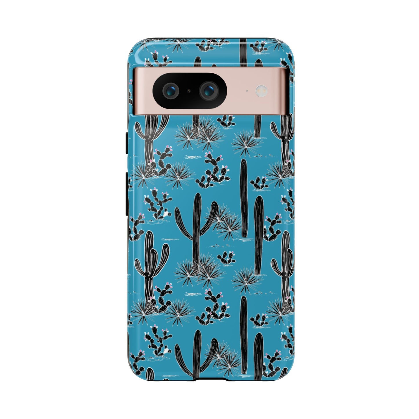 Turquoise Cactus Love Phone Case
