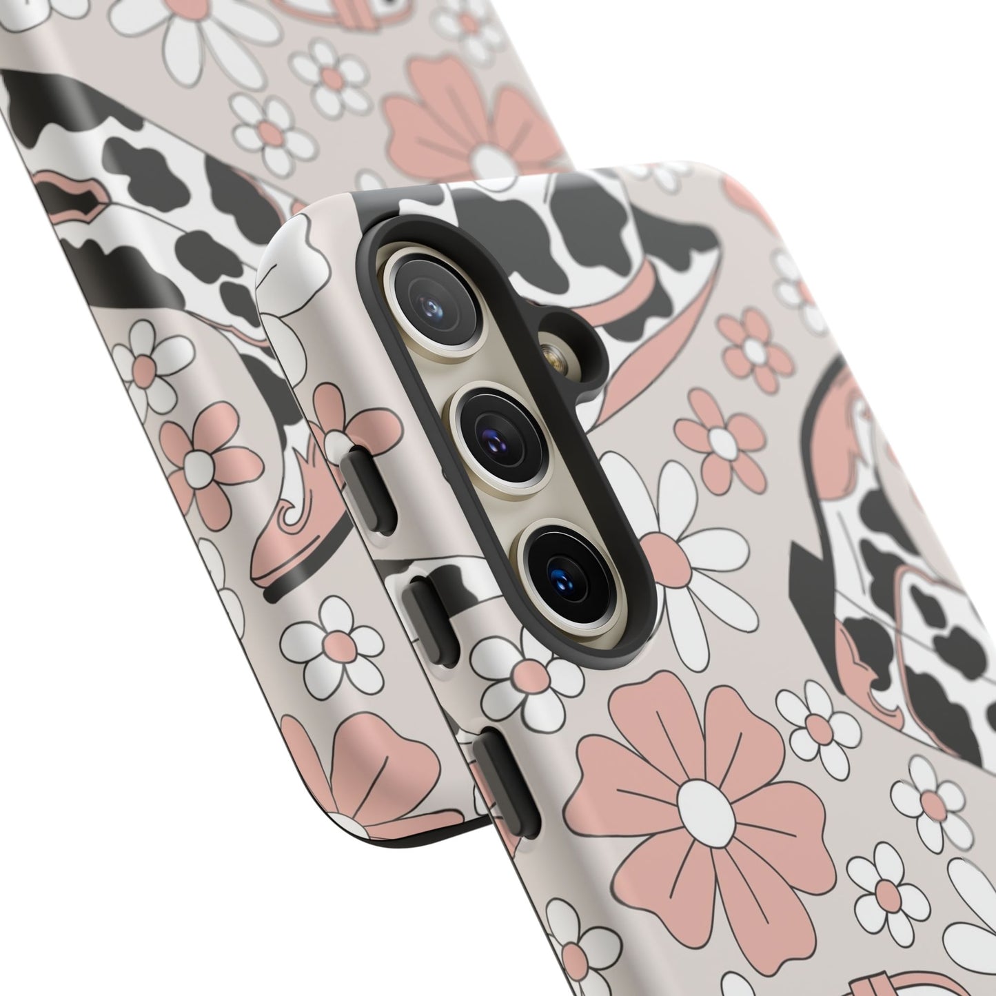Western Flower Protective Phone Case for Google, Iphone and Samsung Phones