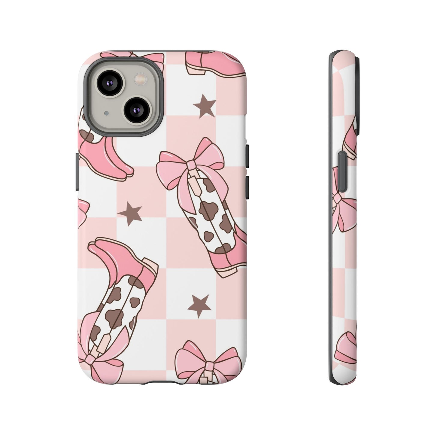 Cowboy Boots and Bows Protective Phone Case
