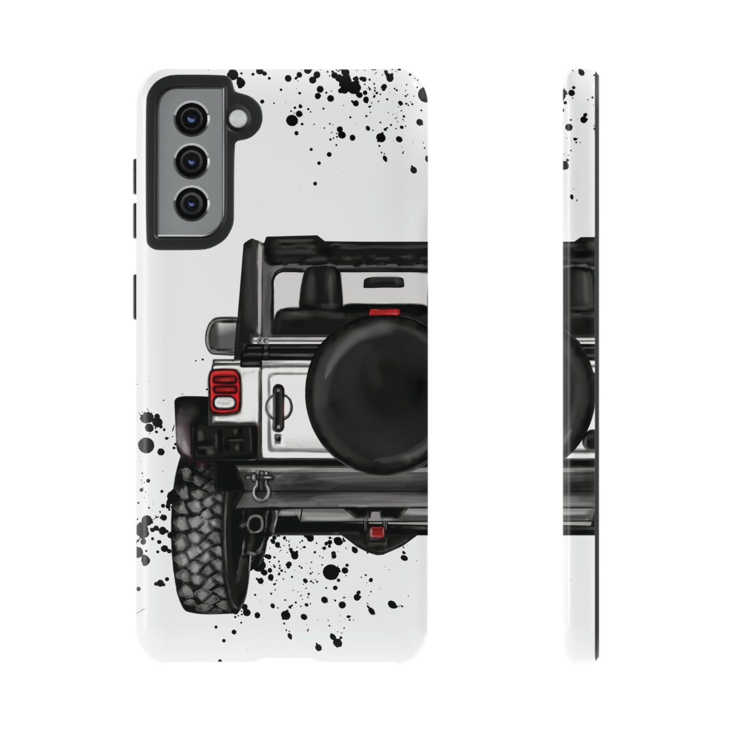 Off Road Life White Protective Case for Iphone, Google and Samsung