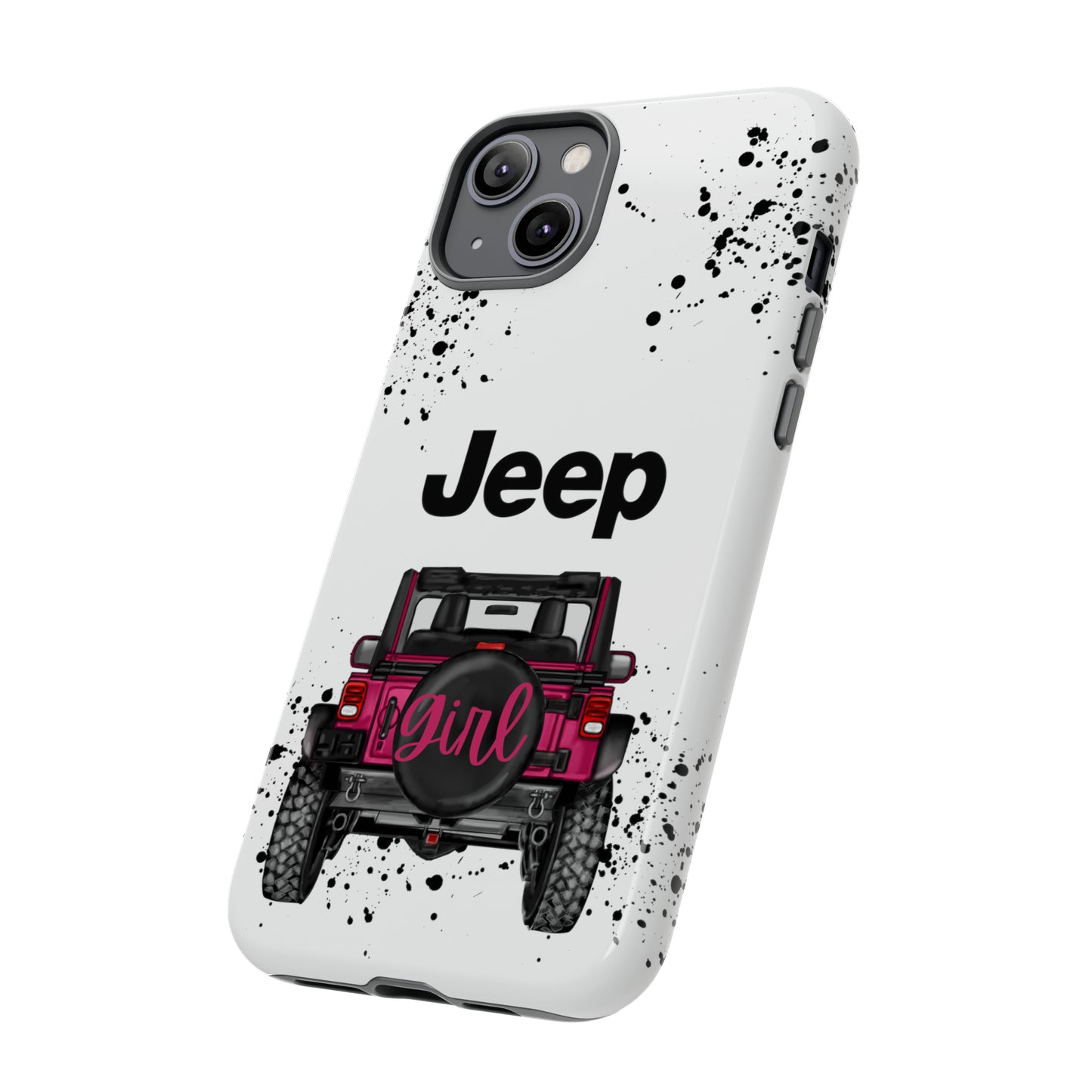 Off Road Girl Red Protective Case for Iphone, Google and Samsung Phones