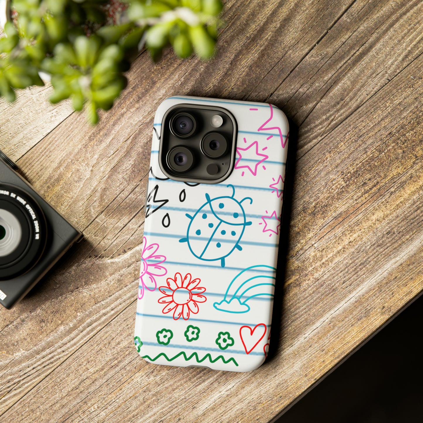 Kid Doodles Protective Phone Case for IPhone, Google and Samsung phones