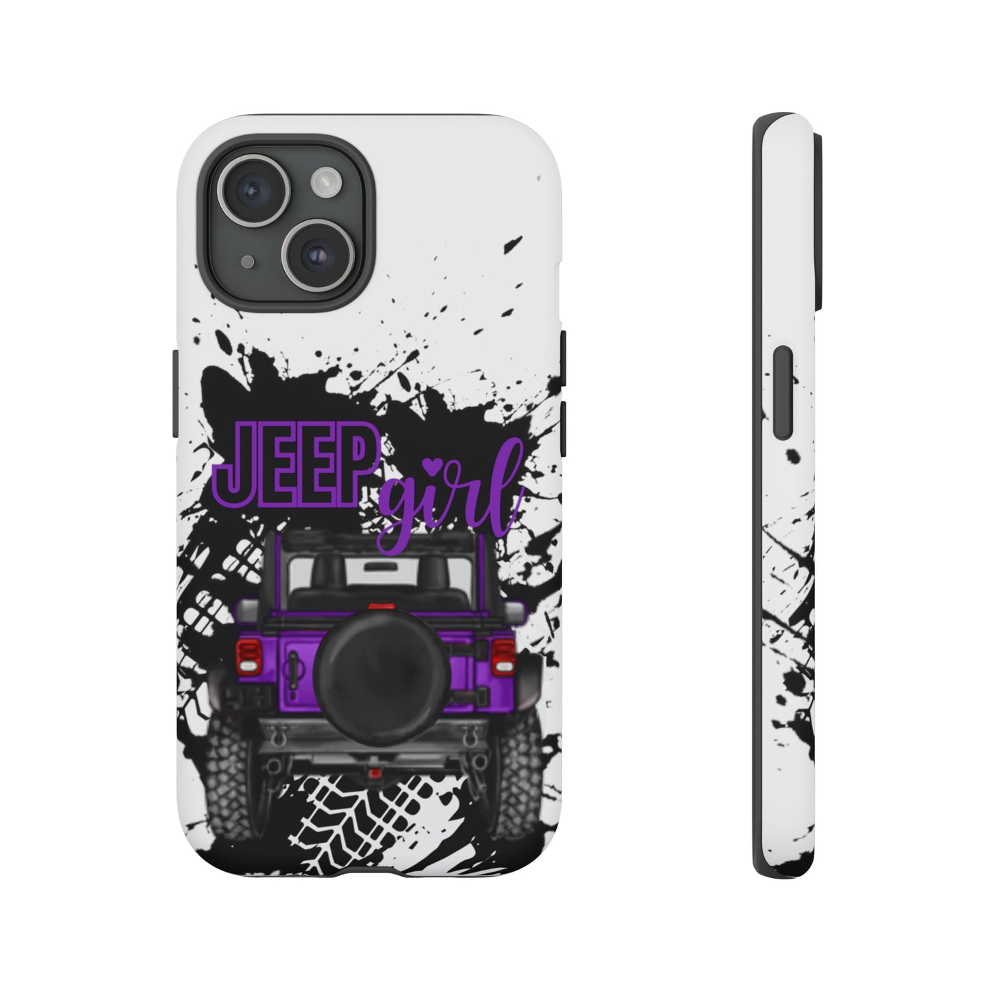 Off Road Girl Purple Tough Cases