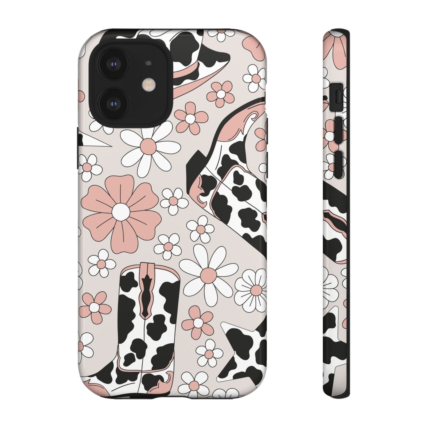 Western Flower Protective Phone Case for Google, Iphone and Samsung Phones
