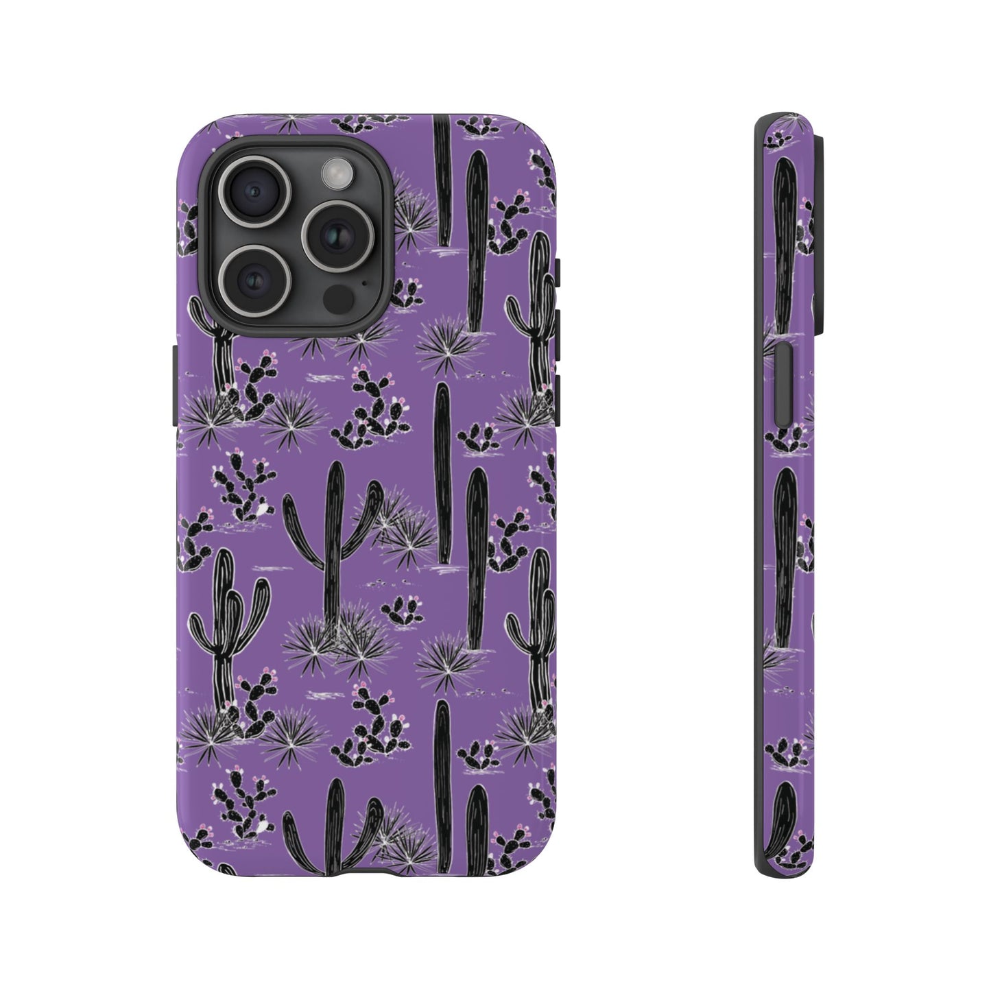 Purple Cactus Love Phone Case