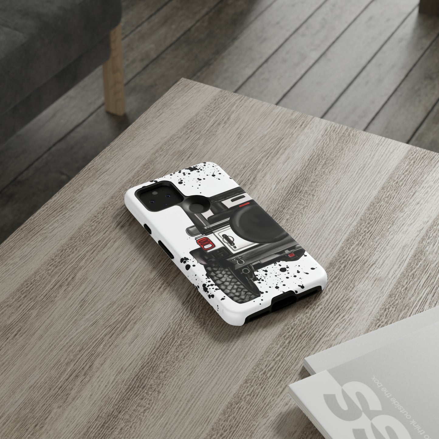 Off Road Life White Protective Case for Iphone, Google and Samsung