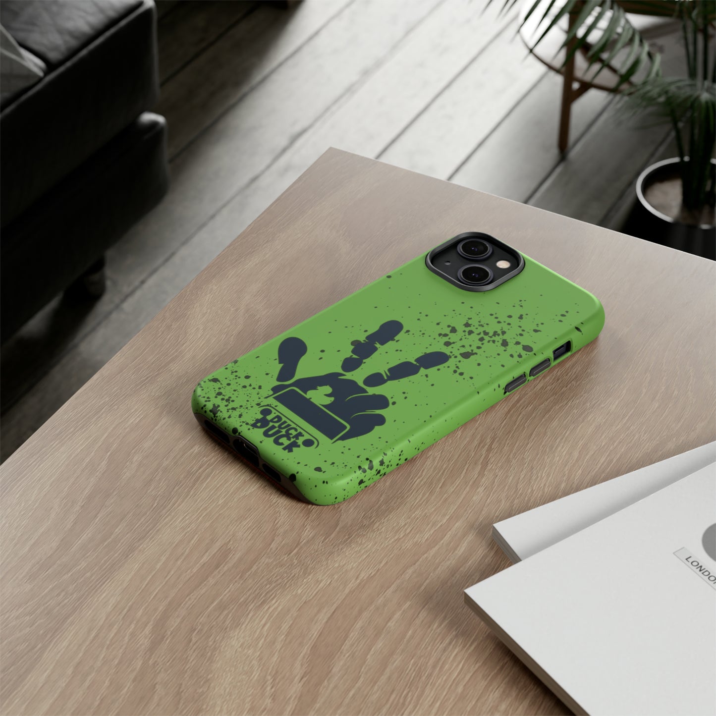 Duck Duck Green Protective Phone Case for IPhone, Samsung and Google Phones