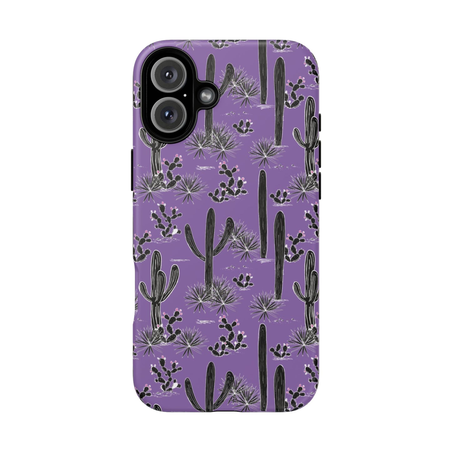 Purple Cactus Love Phone Case