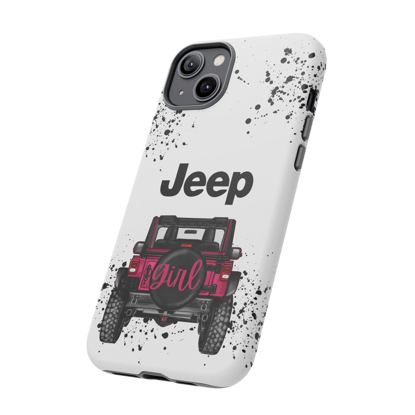 Off Road Girl Red Protective Case for Iphone, Google and Samsung Phones
