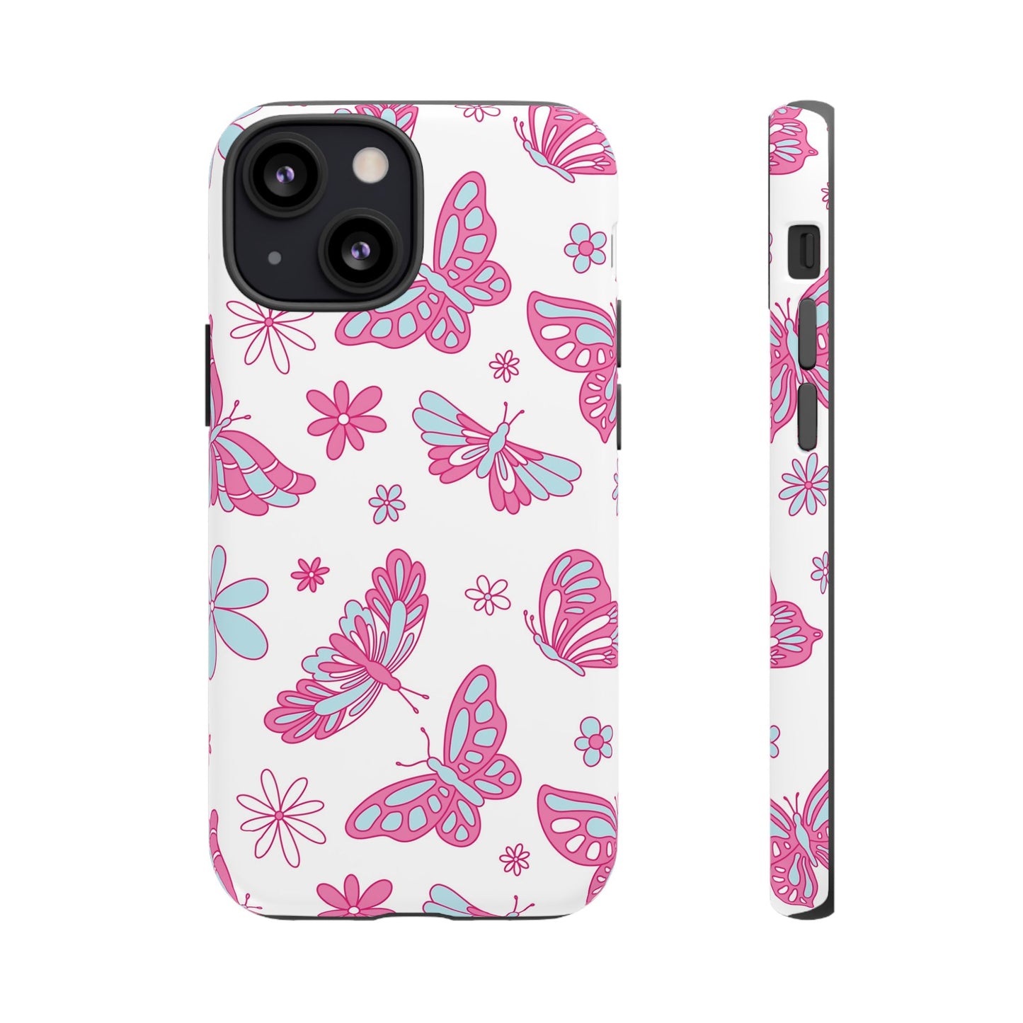 Pastel Butterflies Protective Phone Case