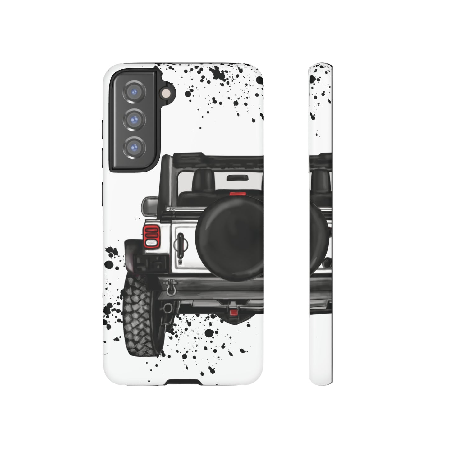 Off Road Life White Protective Case for Iphone, Google and Samsung