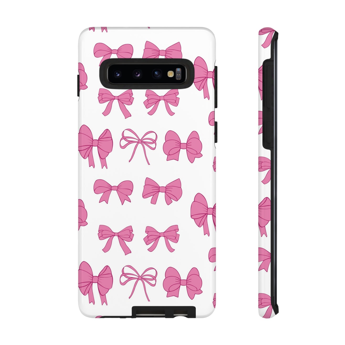 Pink Bows Protective Phone Case for Iphone, Samsung and Google Phones