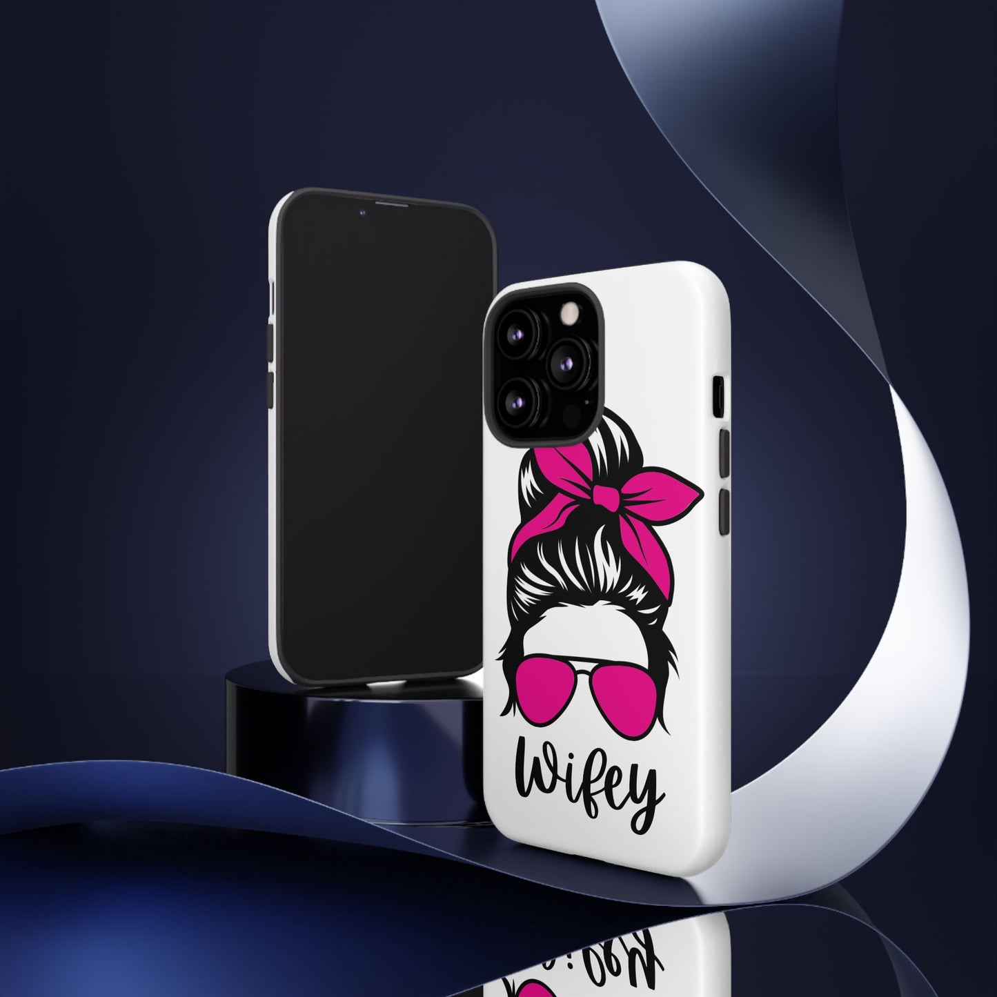 Pink Wifey Protective Case for IPhone, Samsung and Google