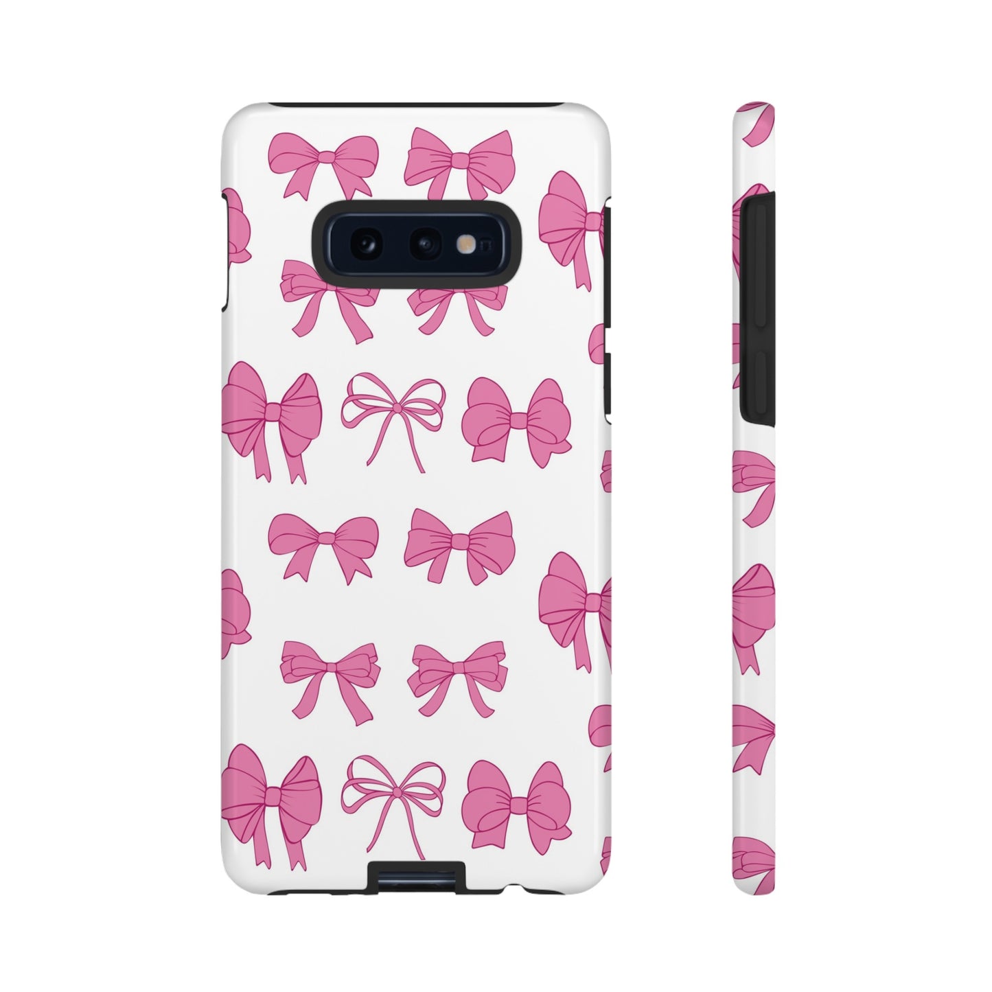 Pink Bows Protective Phone Case for Iphone, Samsung and Google Phones