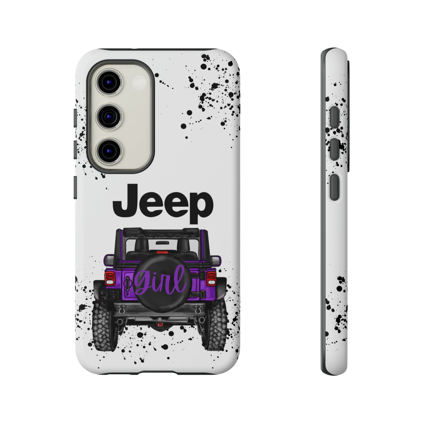 Off Road Girl Dark Purple Protective Case for Iphone, Google and Samsung Phones