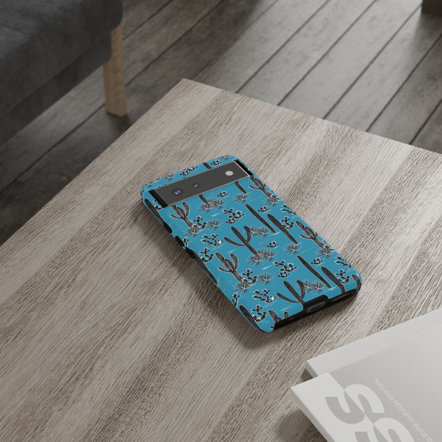Turquoise Cactus Love Phone Case