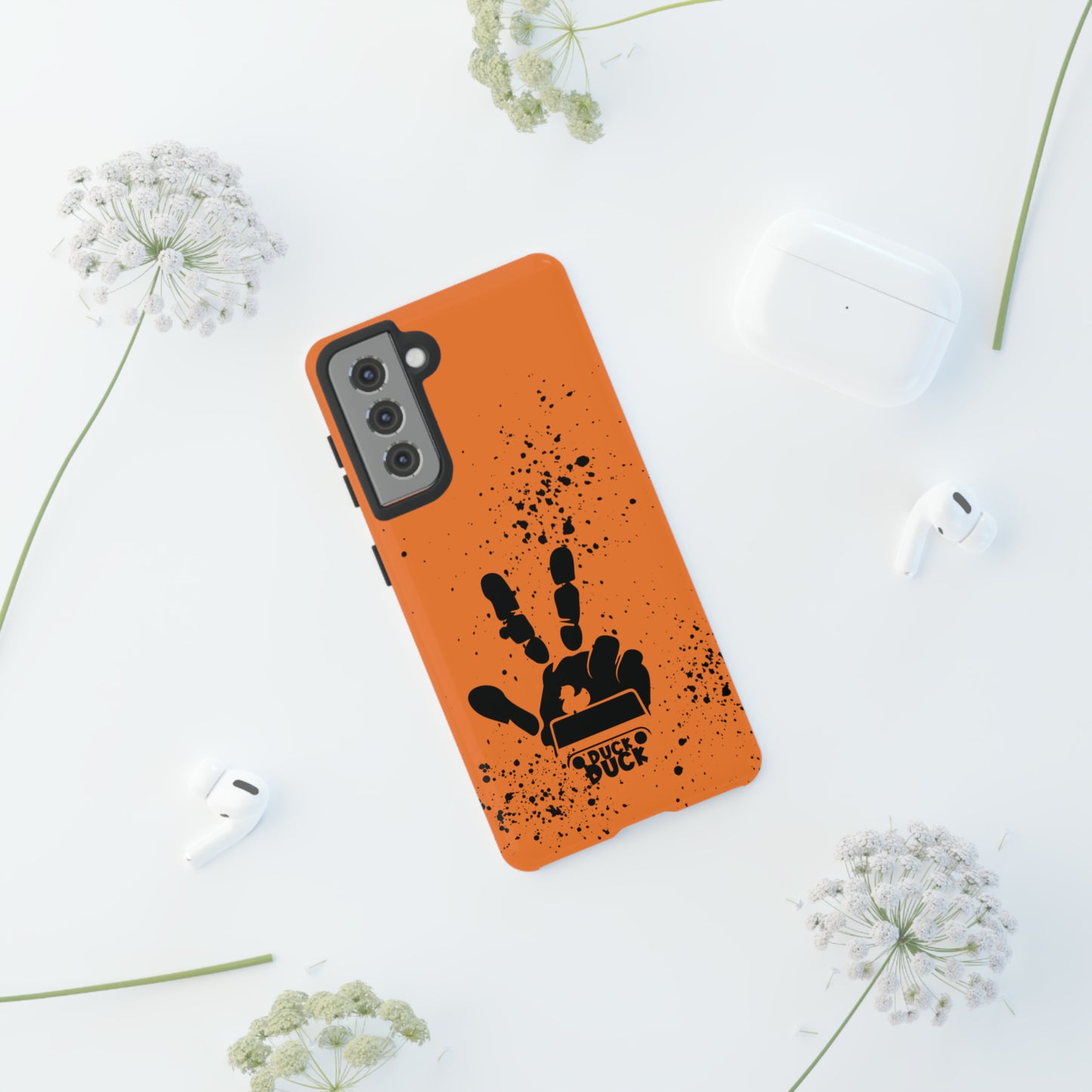 Duck Duck Orange Protective Phone Case for IPhone, Samsung and Google Phones