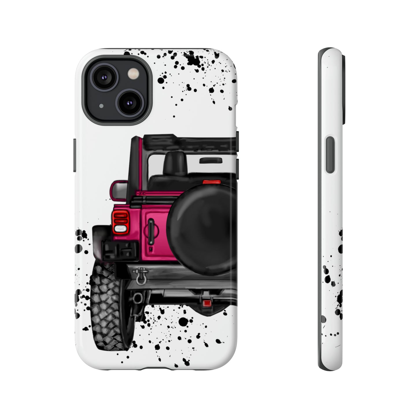 Off Road Life Dark Pink Protective Case for Iphone, Google and Samsung