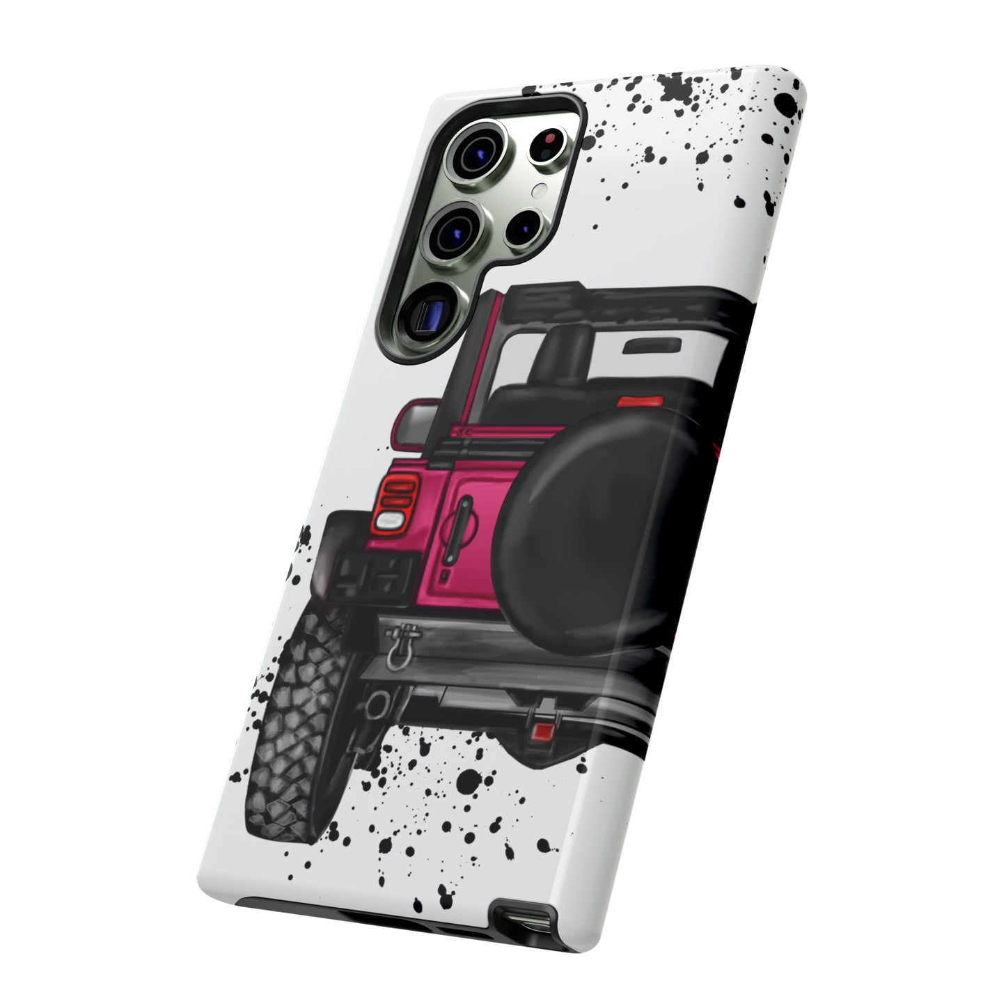 Off Road Life Dark Pink Protective Case for Iphone, Google and Samsung