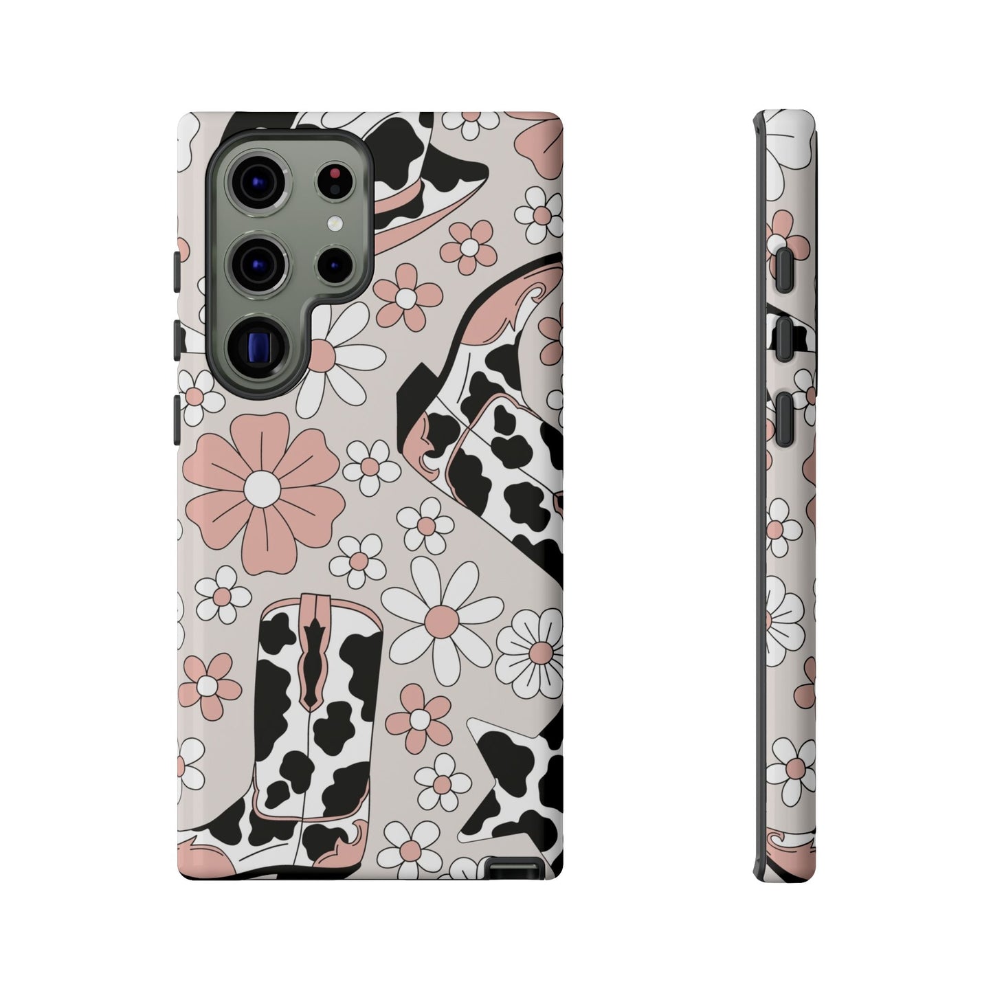 Western Flower Protective Phone Case for Google, Iphone and Samsung Phones