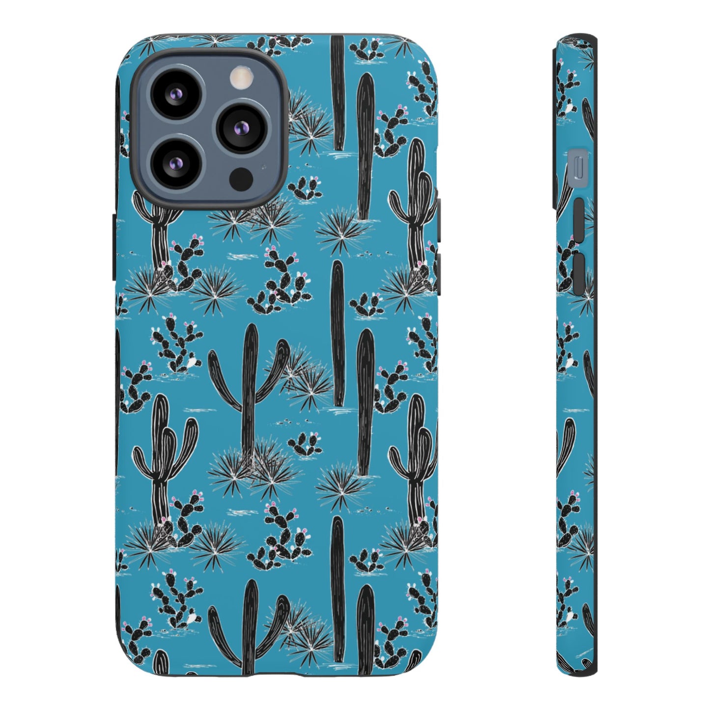 Turquoise Cactus Love Phone Case