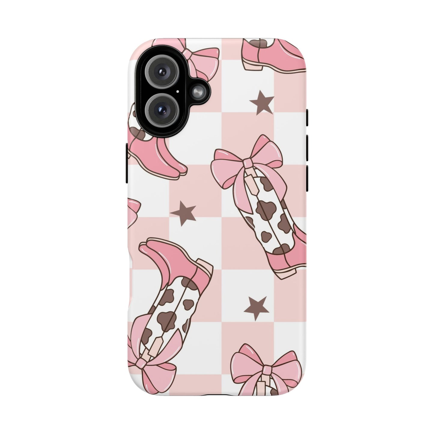 Cowboy Boots and Bows Protective Phone Case