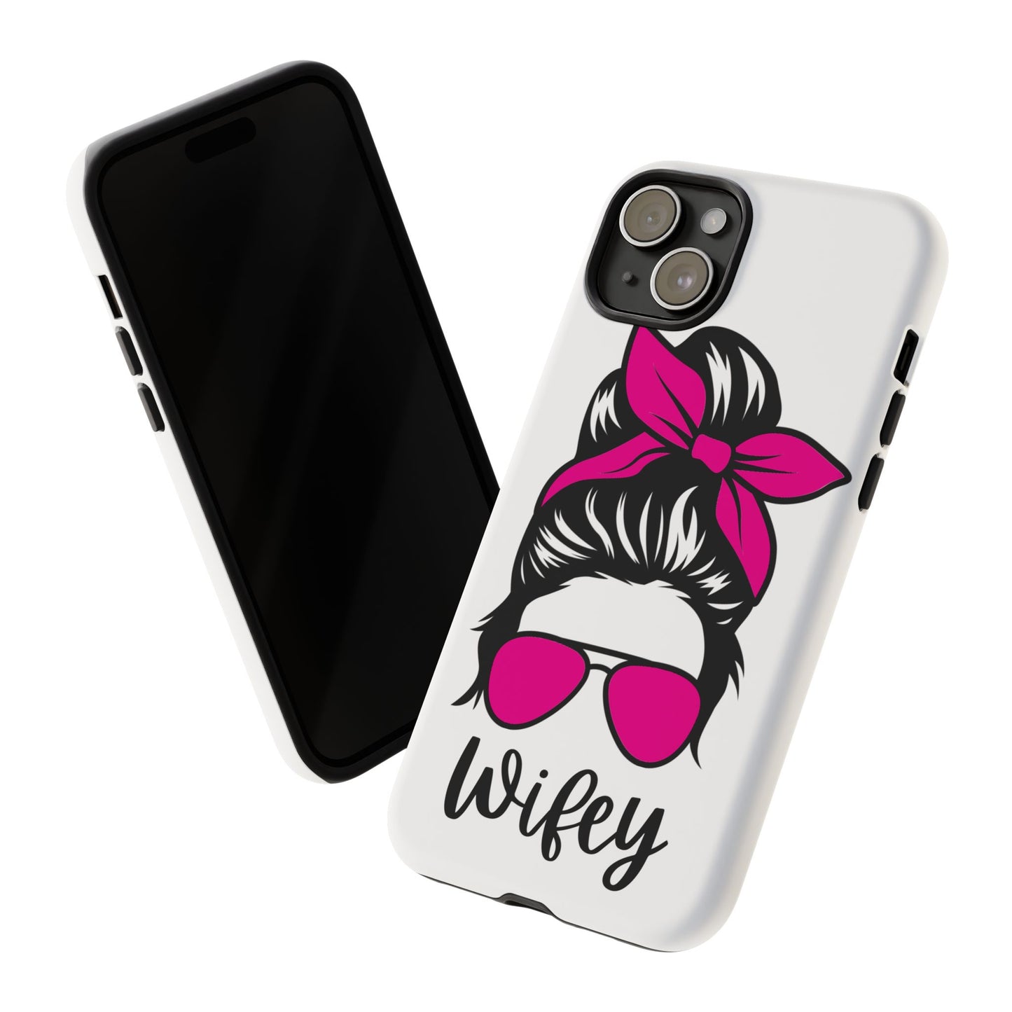 Pink Wifey Protective Case for IPhone, Samsung and Google