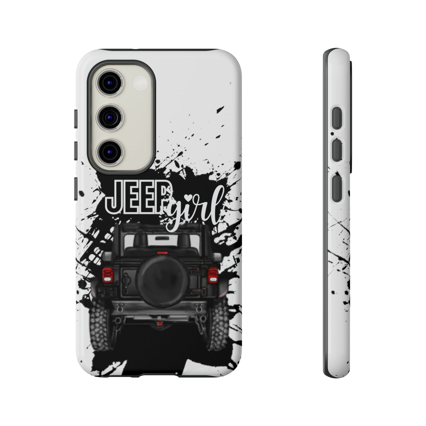 Off Road Girl Black Tough Cases