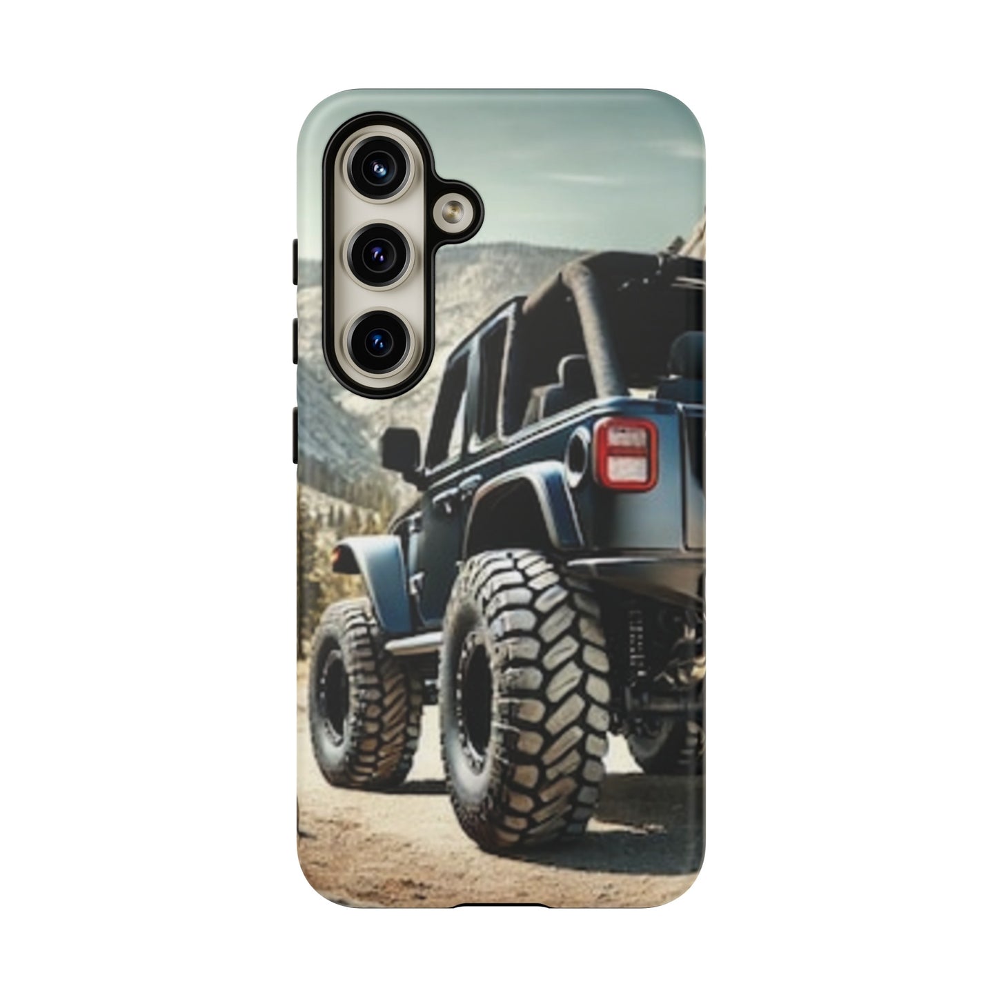 Blue Jeep Protective Phone Case