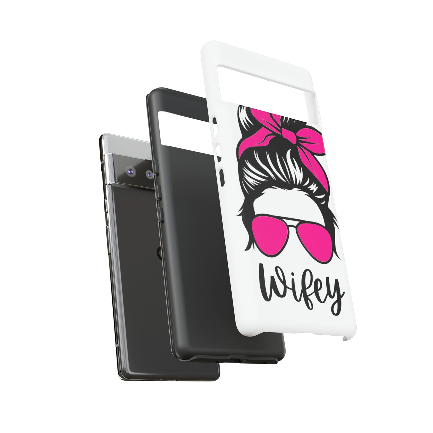 Pink Wifey Protective Case for IPhone, Samsung and Google