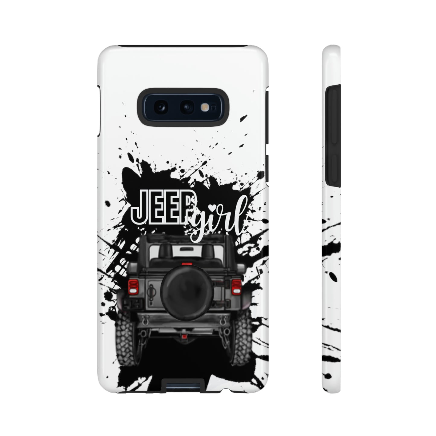 Off Road Girl Gray Tough Cases