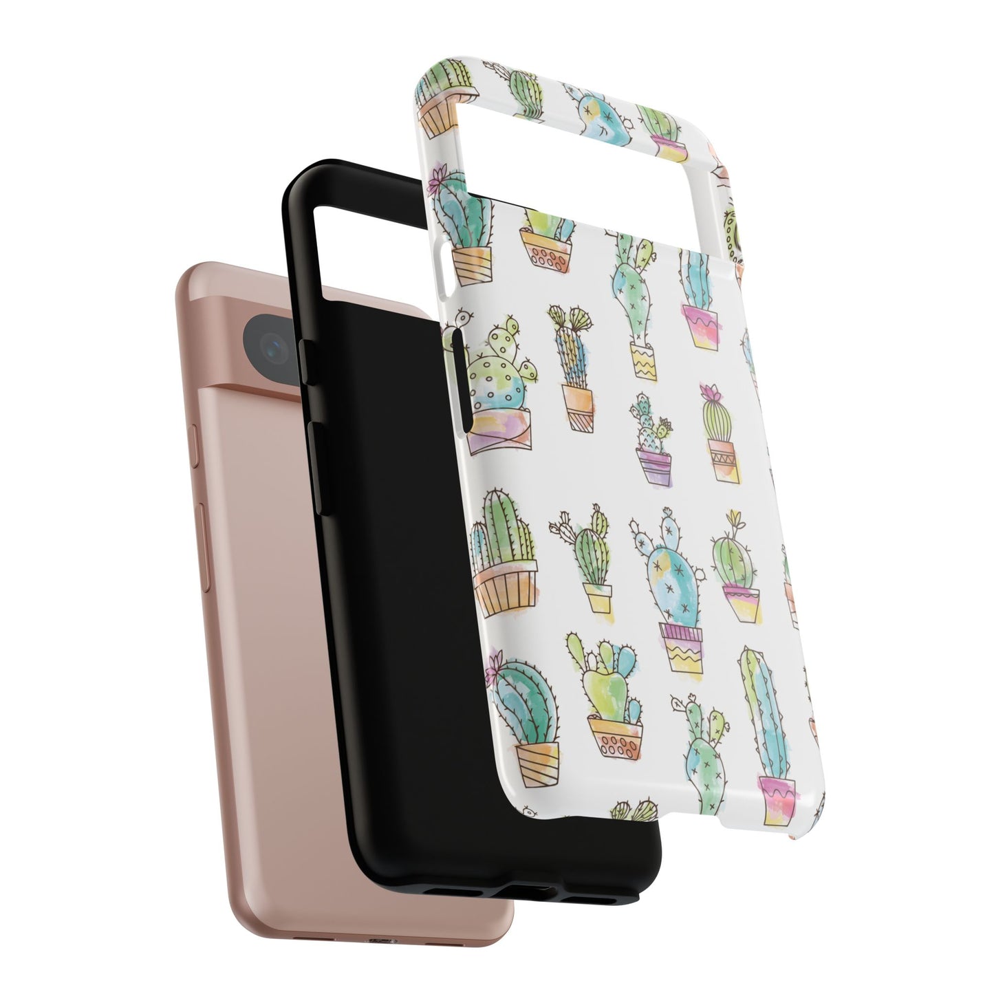 Pastel Cactus Love Phone Case