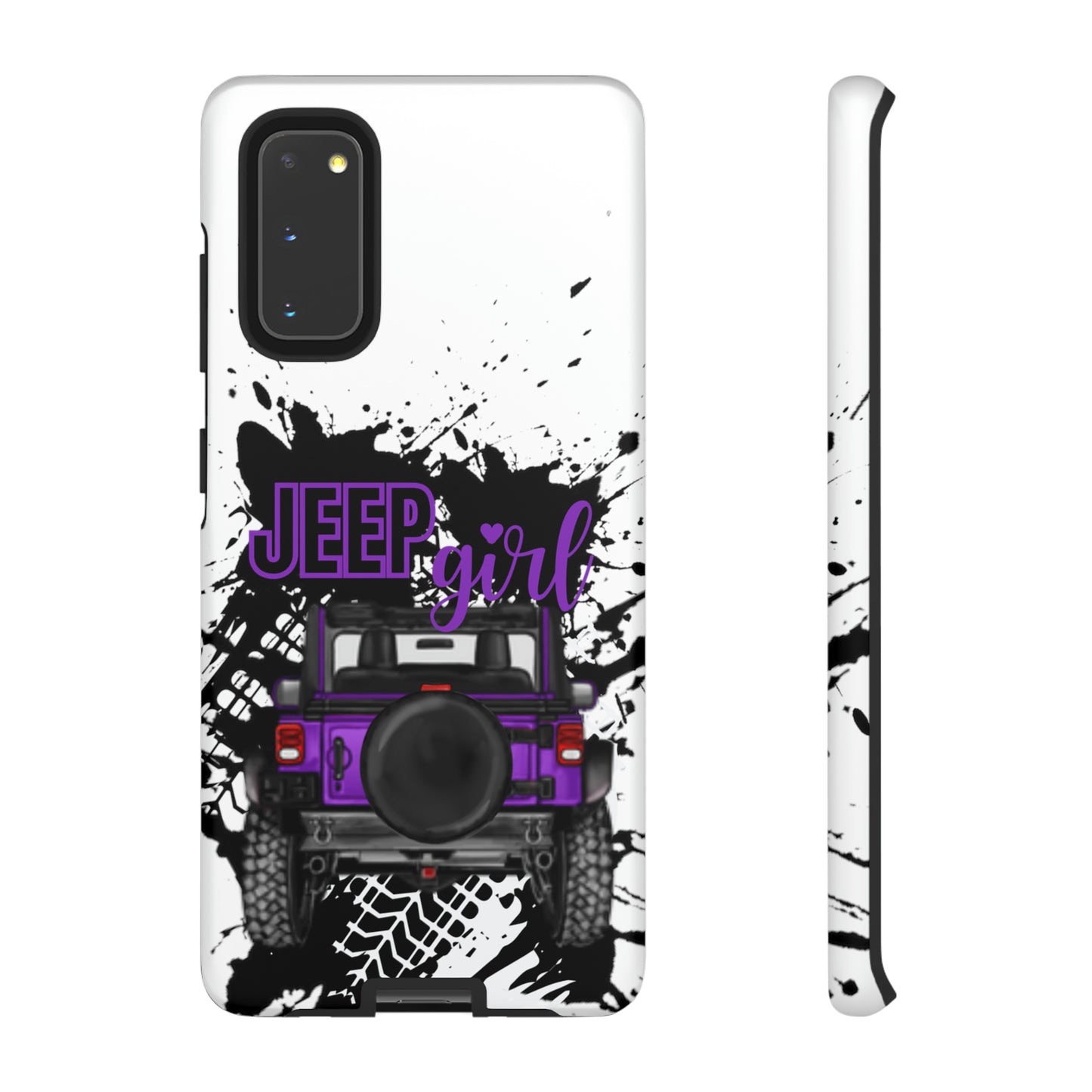 Off Road Girl Purple Tough Cases