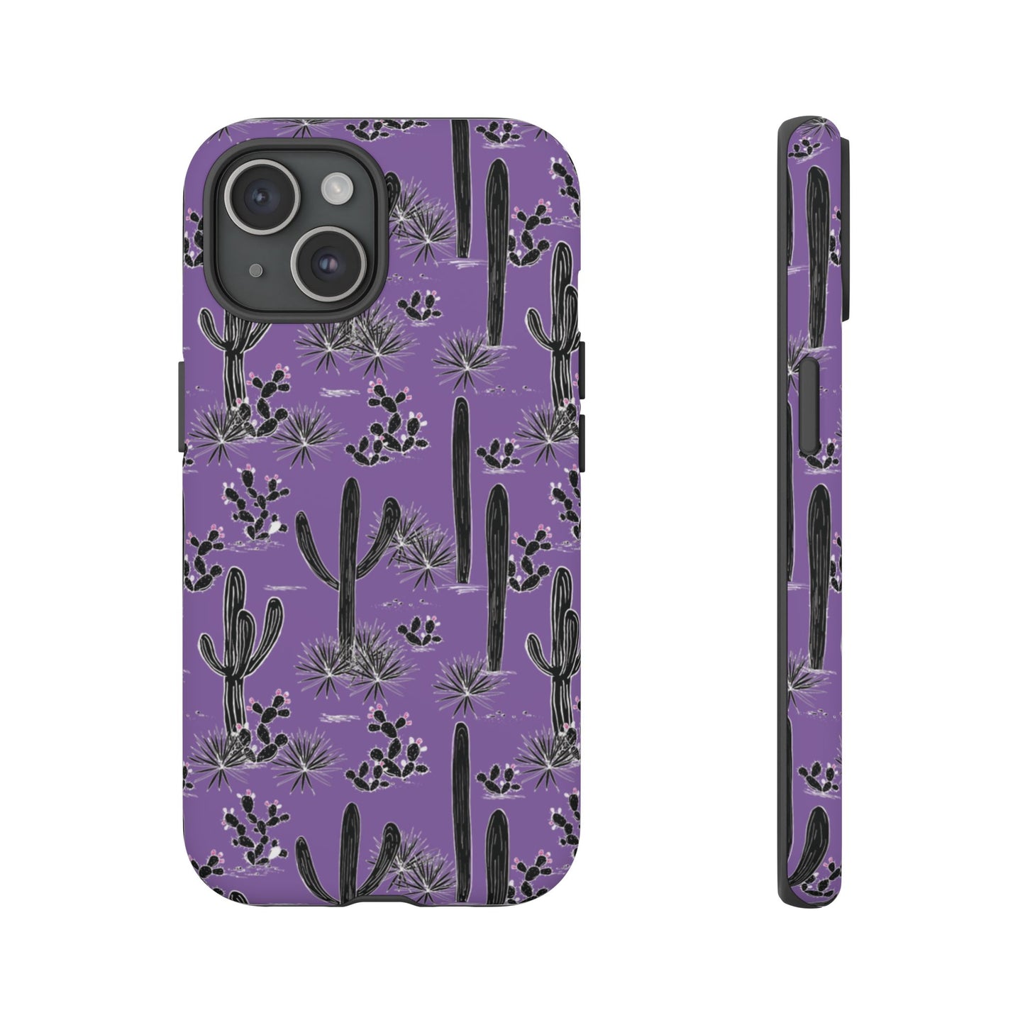 Purple Cactus Love Phone Case
