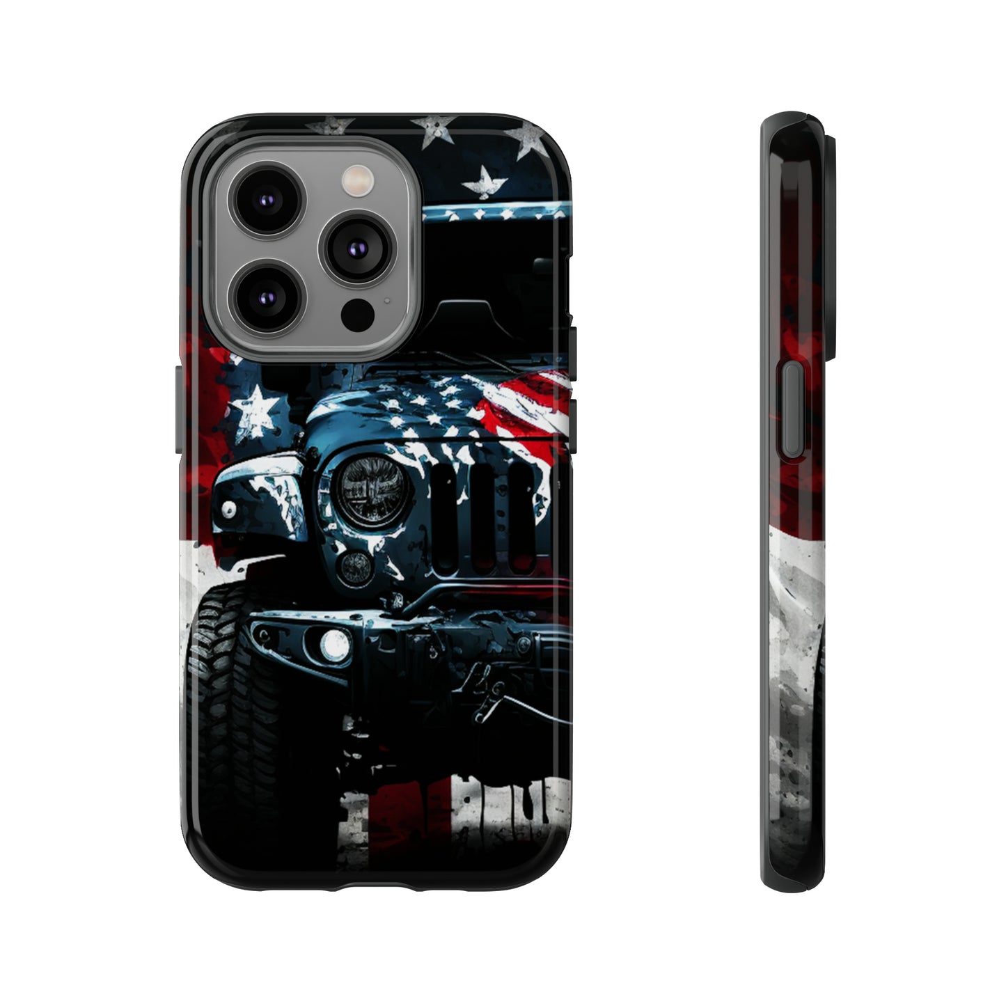 Off Roading Patriotic Protective Drop Proof Case Iphone, Samsung and Google phones