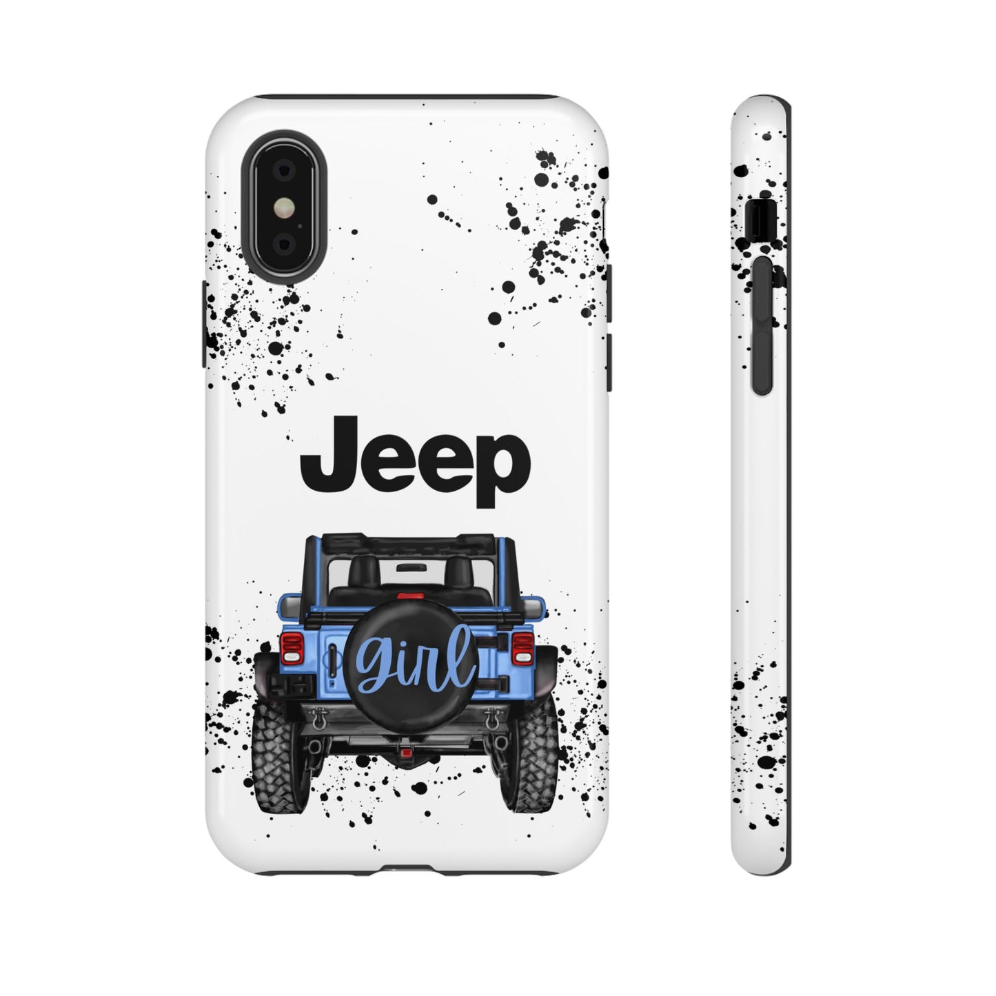 Off Road Girl Light Blue Protective Case for Iphone, Google and Samsung Phones